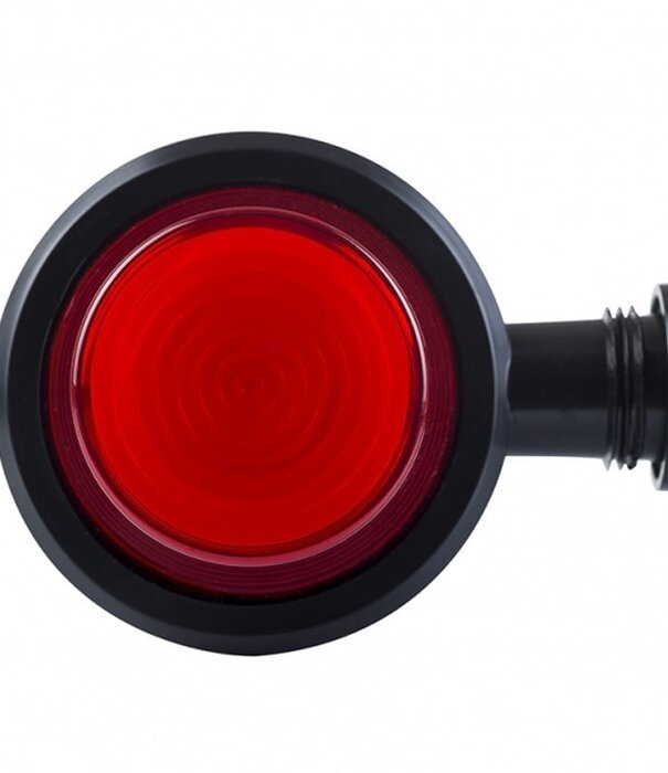 Feu de position suédois à LED | tige courte | lentille mate | 12-24 V | MB-1020RW