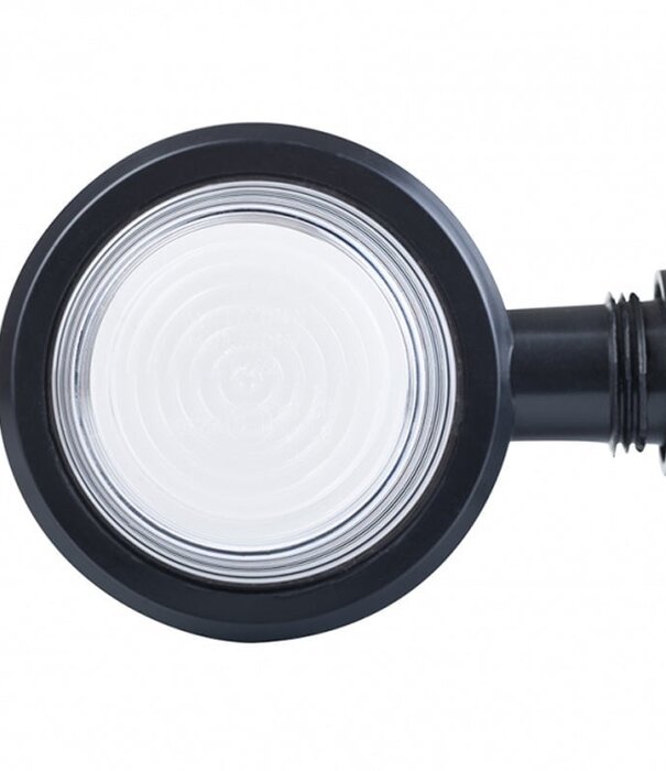 Feu de position suédois à LED | tige courte | lentille mate | 12-24 V | MB-1020RW