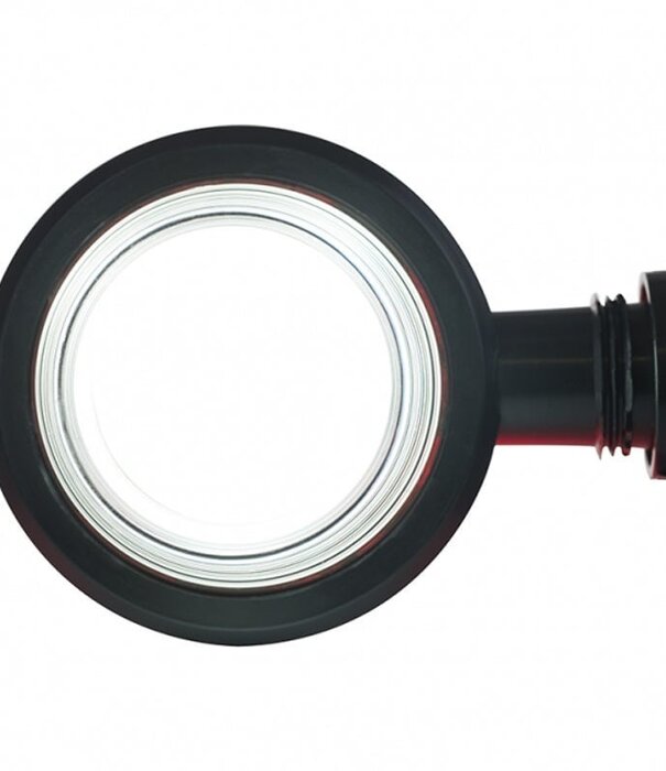 Feu de position suédois à LED | tige courte | lentille mate | 12-24 V | MB-1020RW