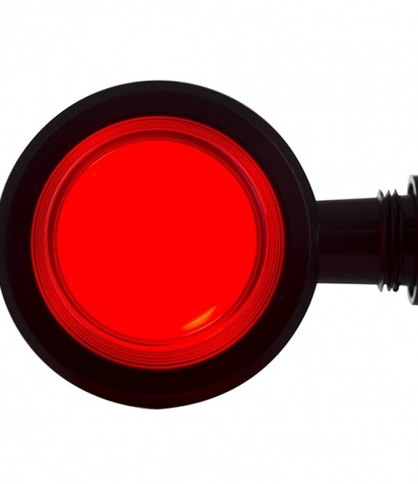 Feu de position suédois à LED | tige courte | lentille mate | 12-24 V | MB-1020RW
