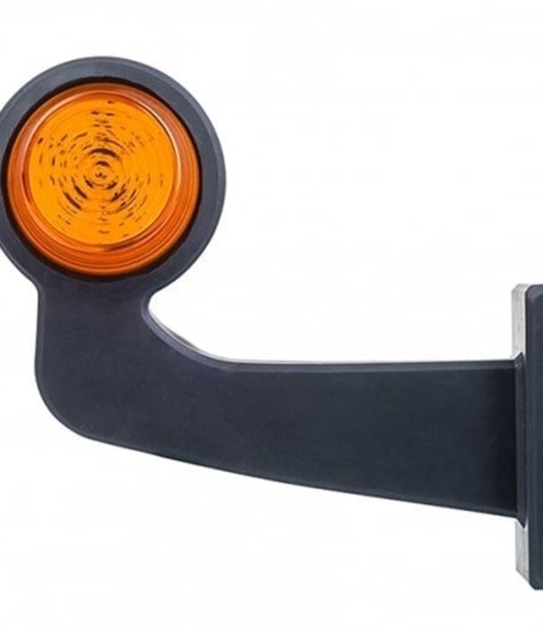 Lampe pendentif LED ambre | tige à angle droit | lentille claire | 12-24v | MB-1013A