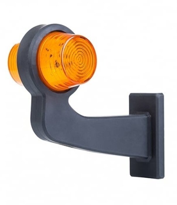 Lampe à suspension LED ambre | tige à angle droit | lentille claire | 12-24 V | MB-1013A