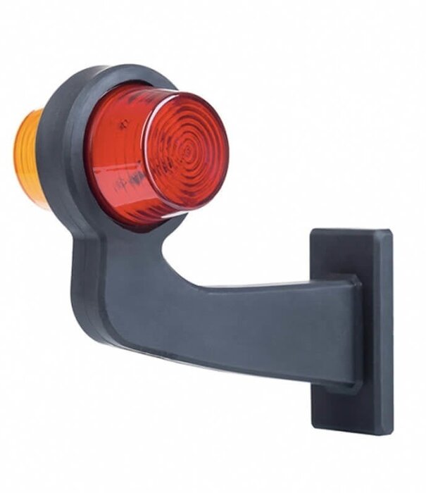 gauche| lampe suspendue LED | tige à angle droit | lentille claire | 12-24v | MB-1011RA