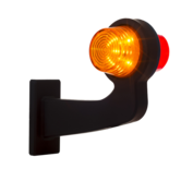 à droite | Lampe à suspension LED | tige à angle droit | lentille claire | 12-24 V | MB-1012RA