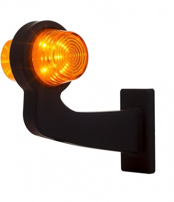 à droite | Lampe à suspension LED | tige à angle droit | lentille claire | 12-24 V | MB-1012RA
