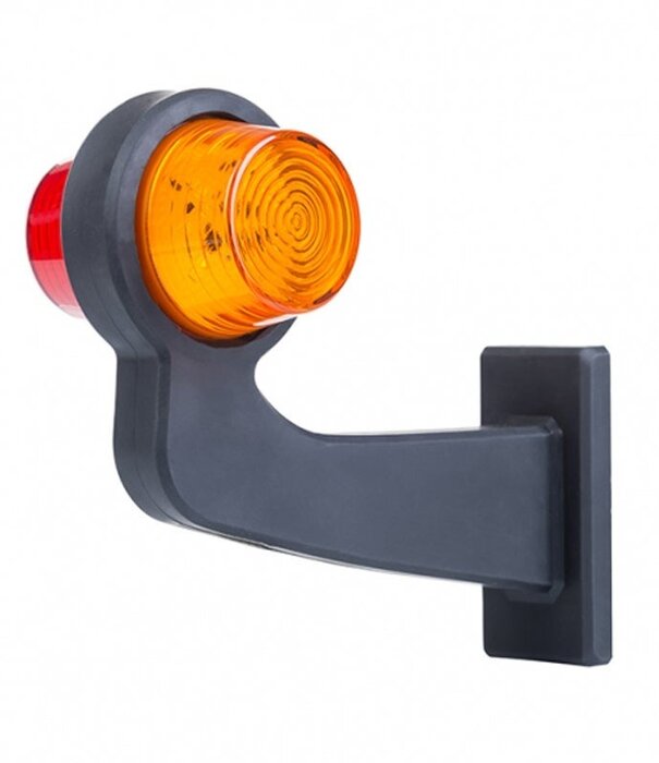 à droite | Lampe à suspension LED | tige à angle droit | lentille claire | 12-24 V | MB-1012RA