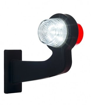 droite | lampe suspendue LED | tige à angle droit | lentille transparente | 12-24v | MB-1012RW