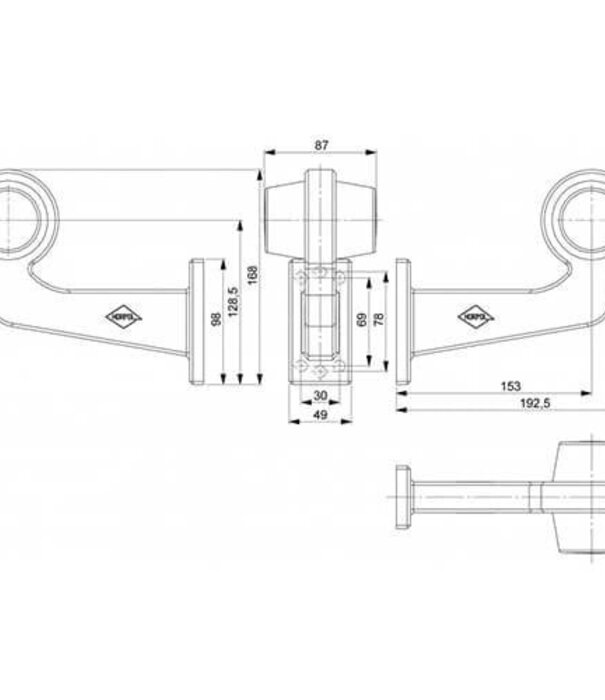 droit | suspension LED | tige à angle droit | lentille claire | 12-24v | MB-1012RW