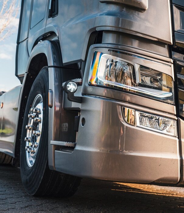 droit | suspension LED | tige à angle droit | lentille claire | 12-24v | MB-1012RW