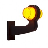 Lampe à suspension LED ambre | tige à angle droit | lentille mate | 12-24 V | MB-1023A