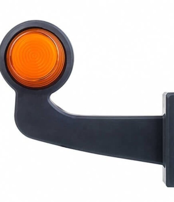 Lampe à suspension LED ambre | tige à angle droit | lentille mate | 12-24 V | MB-1023A