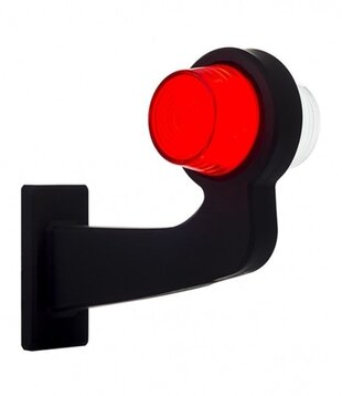 gauche | lampe pendante LED | tige inclinée & lentille mate | 12-24v | MB-1021RW