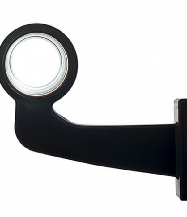 gauche | Lampe à suspension LED | tige coudée et lentille mate | 12-24 V | MB-1021RW