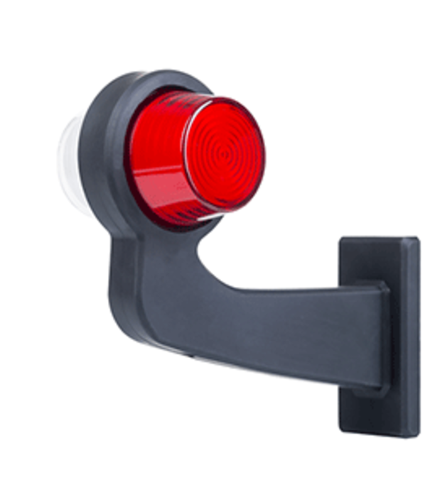 gauche | Lampe à suspension LED | tige coudée et lentille mate | 12-24 V | MB-1021RW