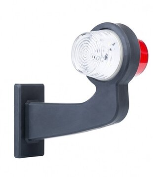 Droite | lampe suspendue LED tige inclinée | lentille mate | 12-24v | MB-1022RW