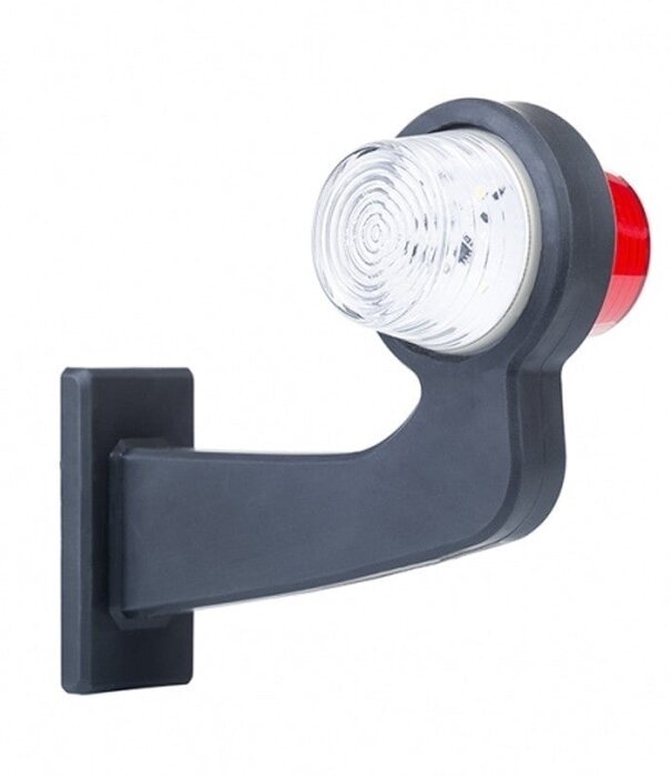 Droite | lampe suspendue LED tige inclinée | lentille mate | 12-24v | MB-1022RW