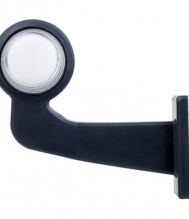 Droite | lampe suspendue LED tige inclinée | lentille mate | 12-24v | MB-1022RW