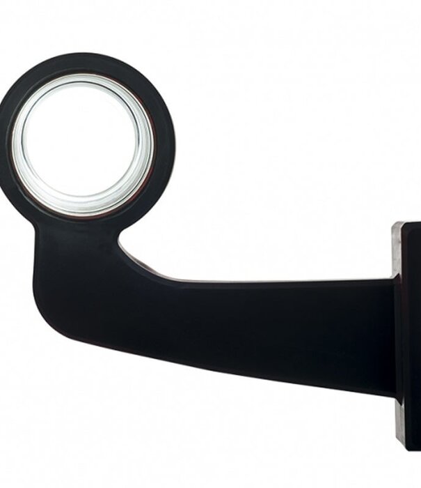 Droite | lampe suspendue LED tige inclinée | lentille mate | 12-24v | MB-1022RW