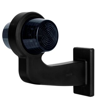 Lampe suspension LED sombre, ambrée, tige inclinée, 12/24v, câble 50cm