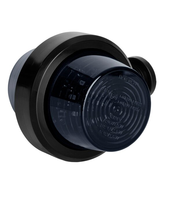 Lampe pendentif LED Dark ambre, tige courte, 12/24v, câble 50cm