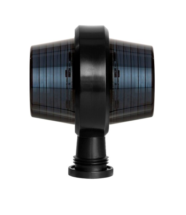 Lampe suspendue LED noire, gauche, tige courte, 12/24v, câble 50cm