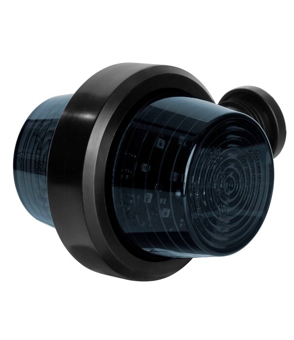 Lampe suspendue LED noire, gauche, tige courte, 12/24v, câble 50cm