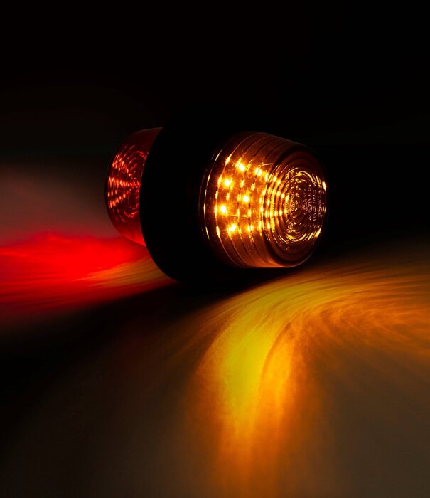 Lampe suspendue LED noire, gauche, tige courte, 12/24v, câble 50cm