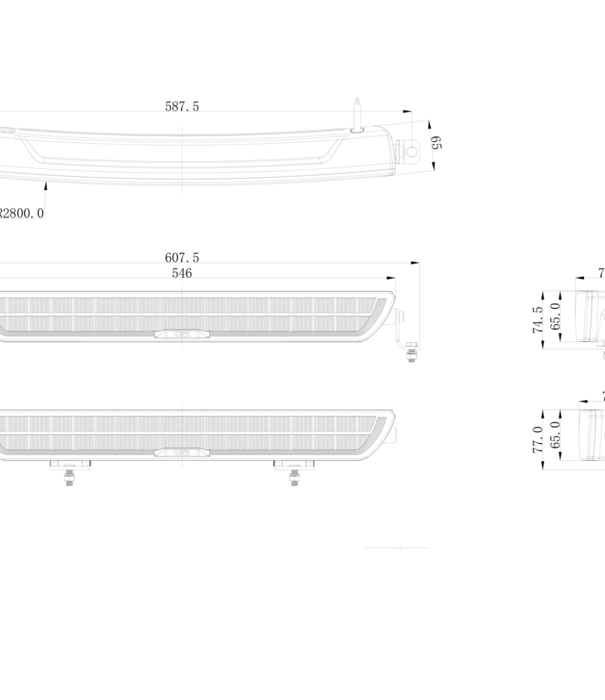 OZZ lumières DRB1 P20 BLANC