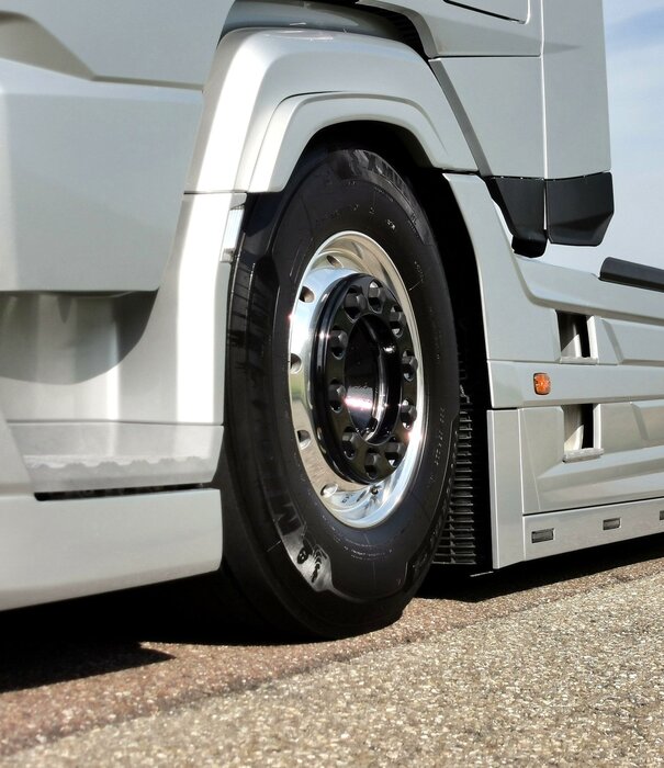 DAF Rallonge de jupe latérale DAF XF/XG/XG+ 5 x LED Positions des lampes