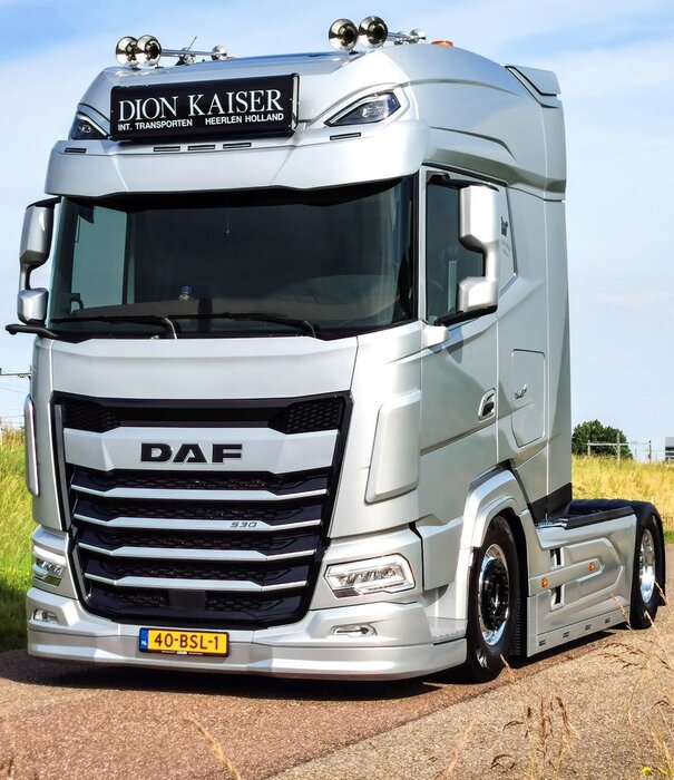 DAF Rallonge de jupe latérale DAF XF/XG/XG+ 5 x LED Positions des lampes