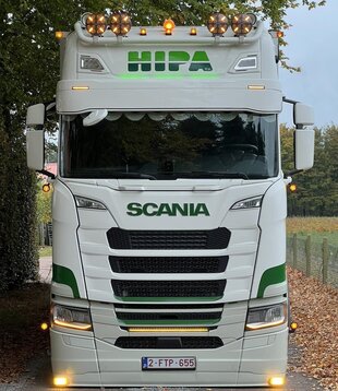 Spoiler de pare-chocs Scania NGS Pare-chocs moyen Type 4 Suspension pneumatique