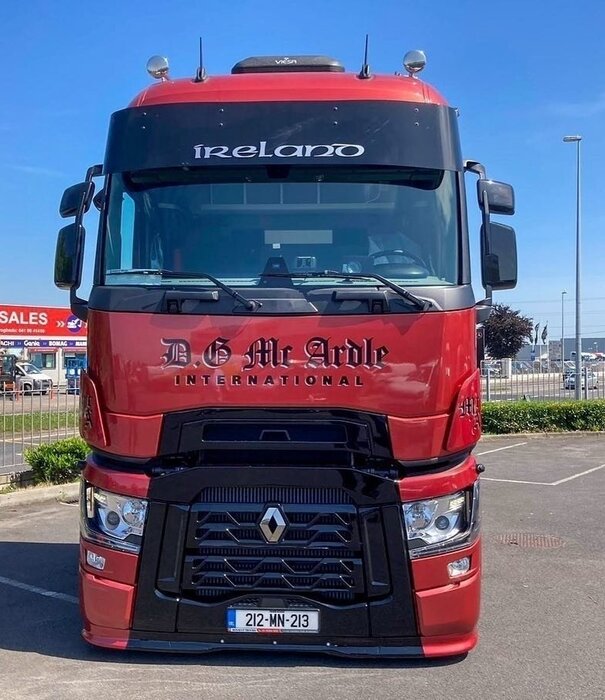 Renault T-serie Spoiler avant type 2 9 cm