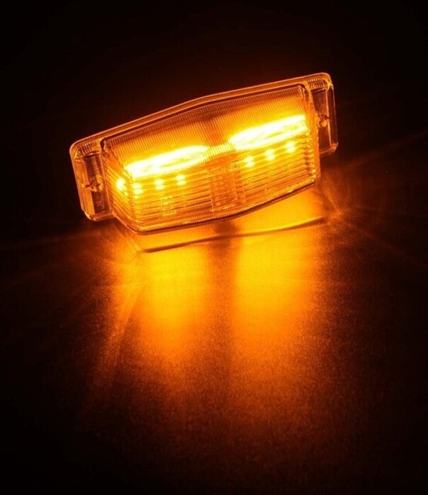 Omnius LED double brûleur blanc/orange clair commutable