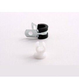 Bevestiging zadel + rubber 8 mm