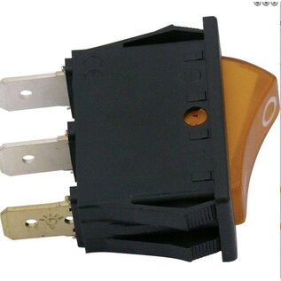 Dometic schakelaar 220 volt oranje