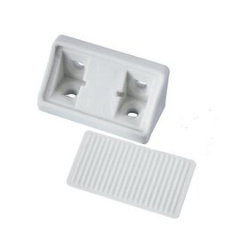 Kastverbinding Kunststof met afdekplaat grijs