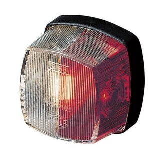 Hella Breedtelicht rood/wit 61x61 mm