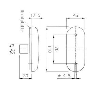 Jokon Positielamp met reflector