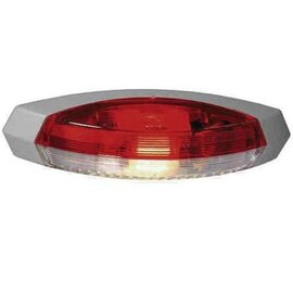 Hella Zijlicht rood/wit opbouw grijs rechter uitvoering