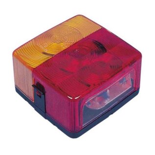 Hella Achterlicht vierkant met kentekenverlichting 90 x 80 mm