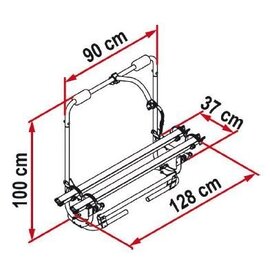Fiamma carry bike caravan xl a pro 200 kort model