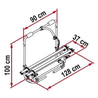 Fiamma carry bike caravan xl a pro 200 kort model