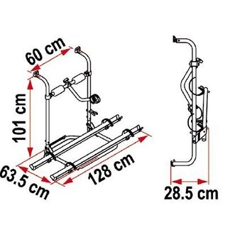 Fiamma carry bike Hobby caravan