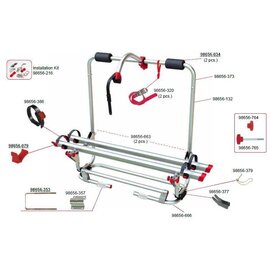 Fiamma carry bike caravan xl a pro 200 onderdelen