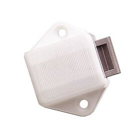 Drukknopslot mini eenzijdig bedienbaar. wit