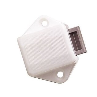 Drukknopslot mini eenzijdig bedienbaar. wit