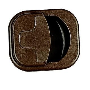 Kastdeurslot inbouw bruin niet afsluitbaar