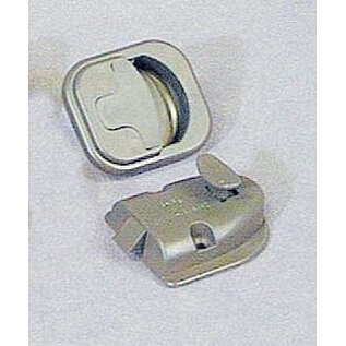 Toiletdeurslot inbouw grijs afsluitbaar