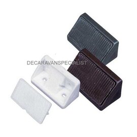 Kastverbinding met afdekplaat bruin