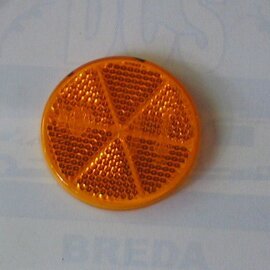 Reflector rond oranje
